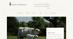 Desktop Screenshot of duchyofcornwall.org
